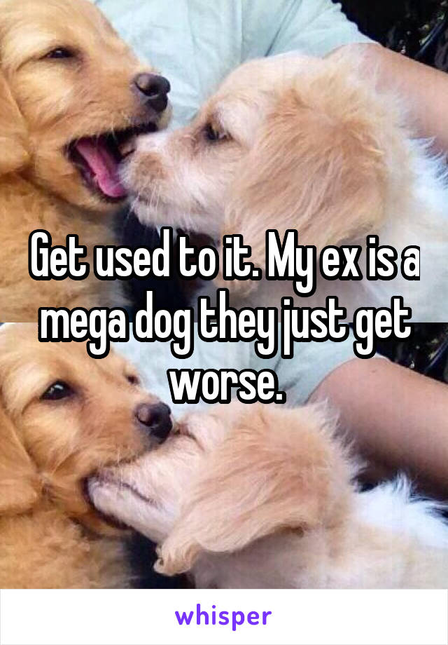 Get used to it. My ex is a mega dog they just get worse.