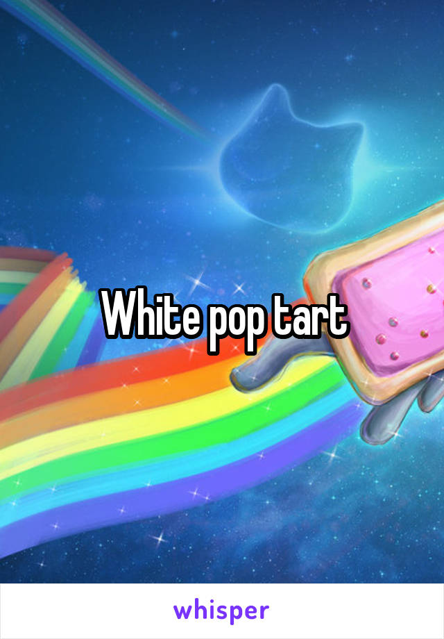 White pop tart