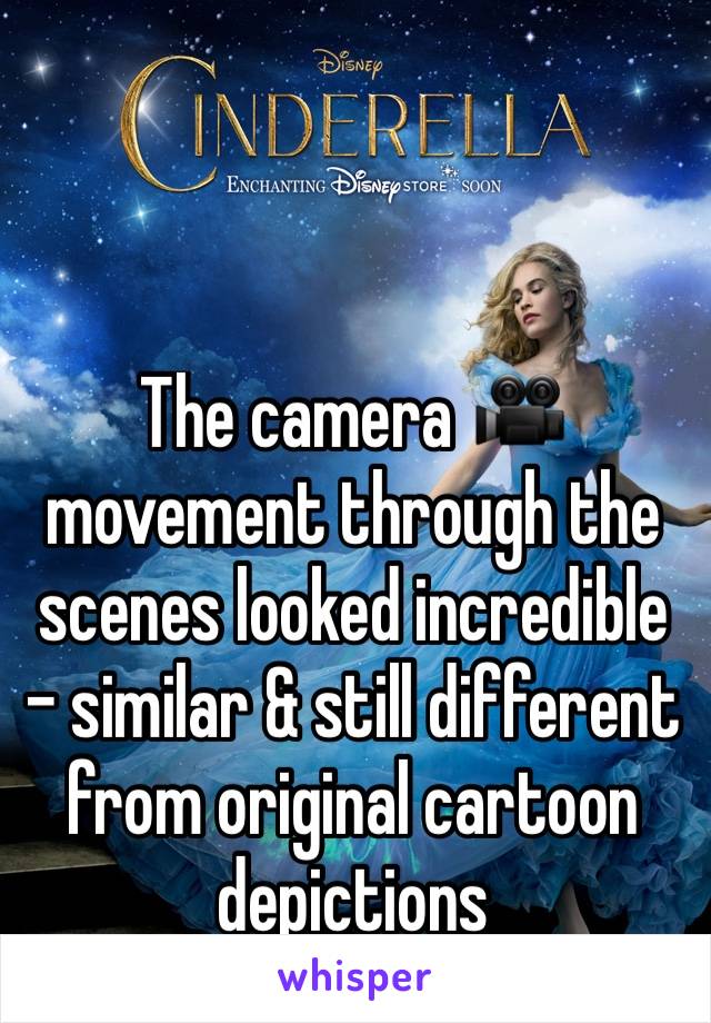 The camera 🎥 movement through the scenes looked incredible
- similar & still different from original cartoon depictions 