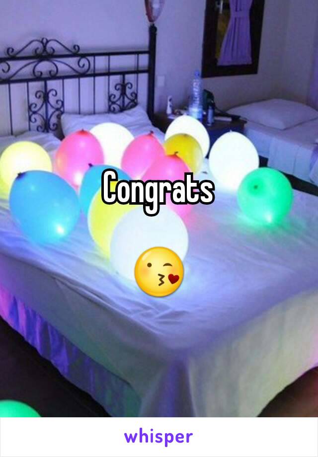 Congrats

😘