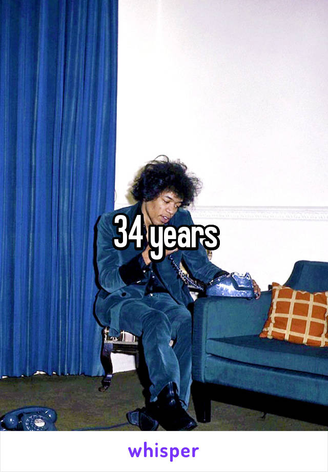 34 years
