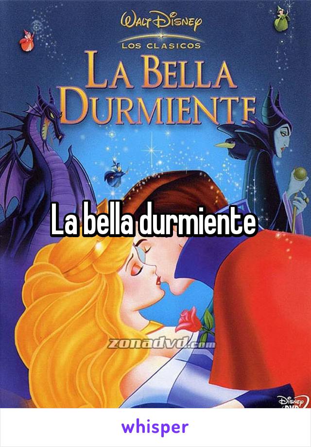 La bella durmiente 