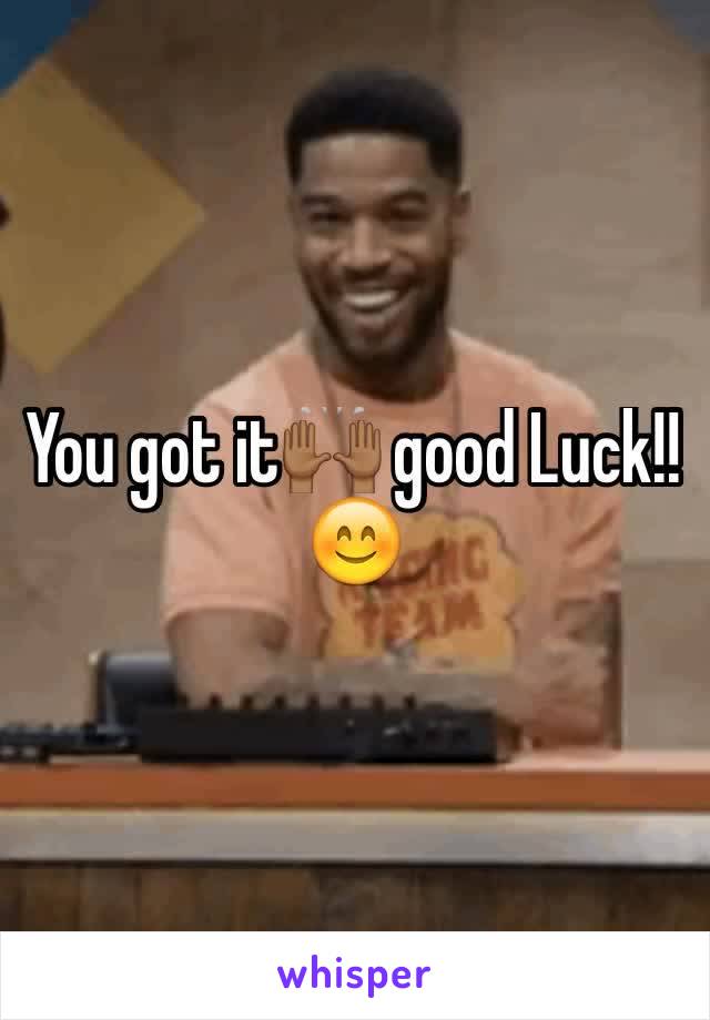 You got it🙌🏾 good Luck!!😊