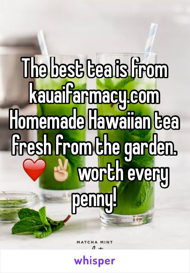 The best tea is from kauaifarmacy.com 
Homemade Hawaiian tea fresh from the garden. ❤️✌🏼️ worth every penny!