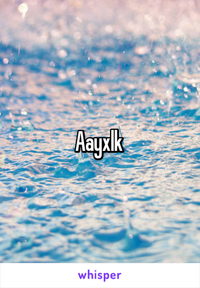 Aayxlk 