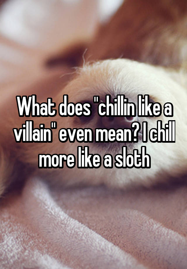 what-does-chillin-like-a-villain-even-mean-i-chill-more-like-a-sloth