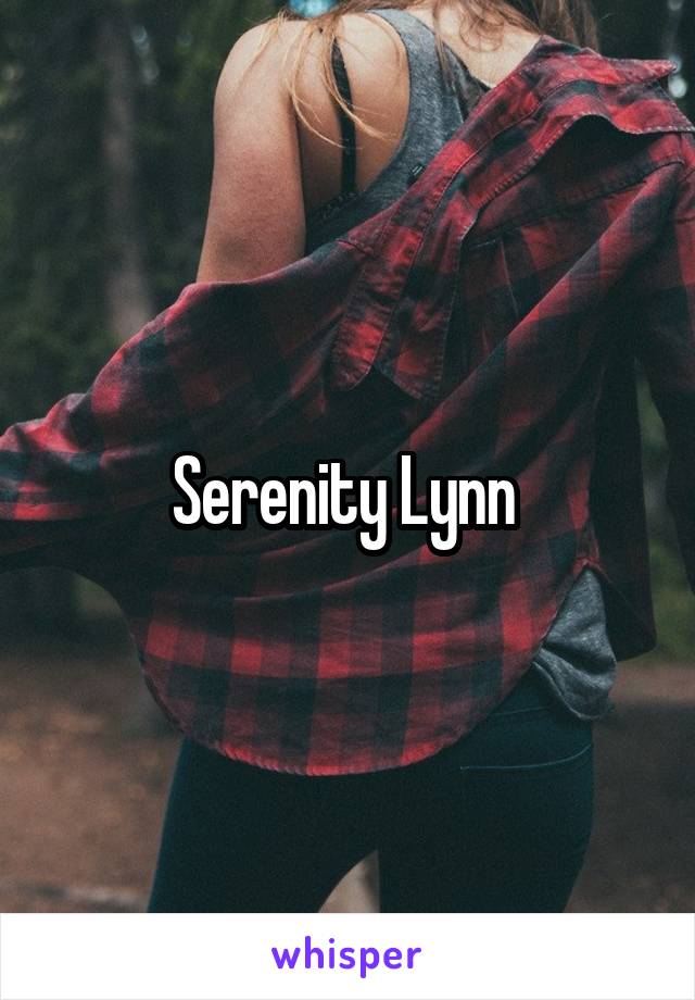Serenity Lynn 