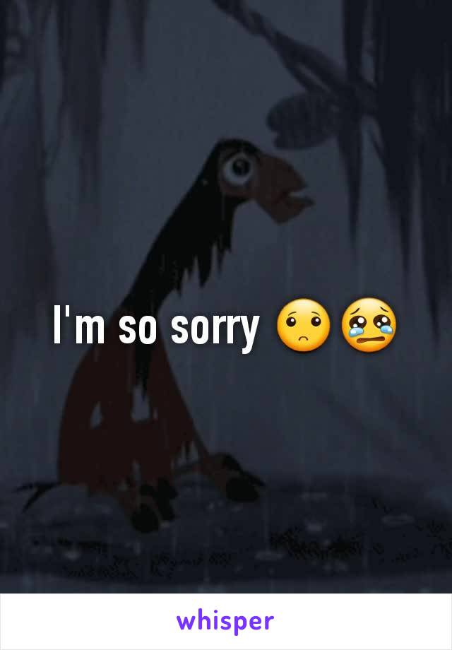 I'm so sorry 🙁😢