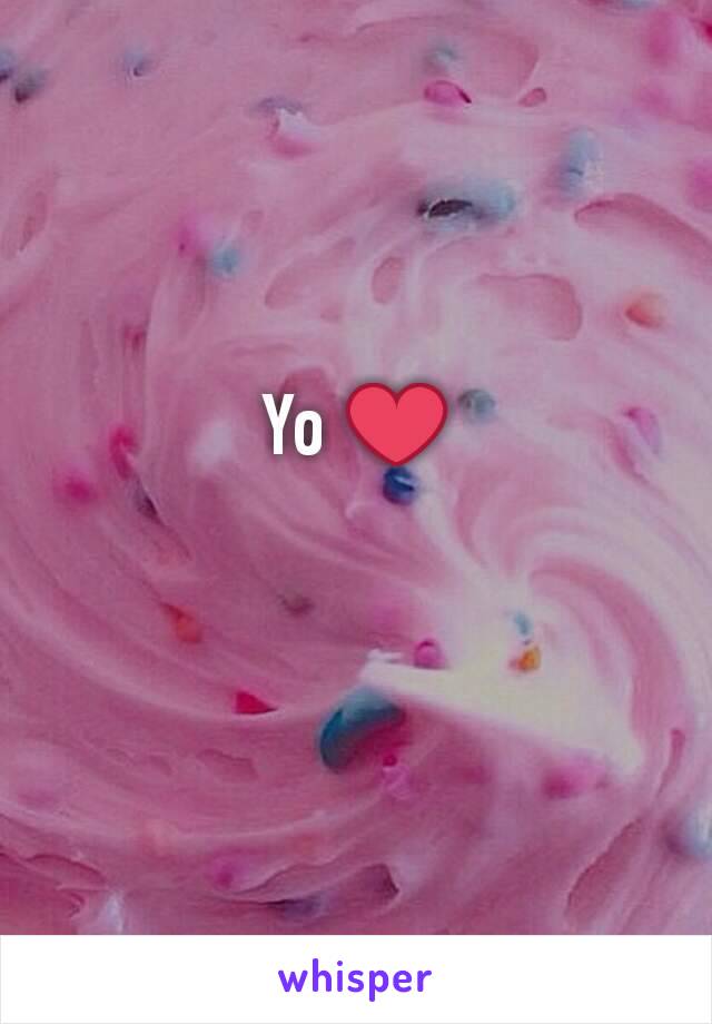 Yo ❤