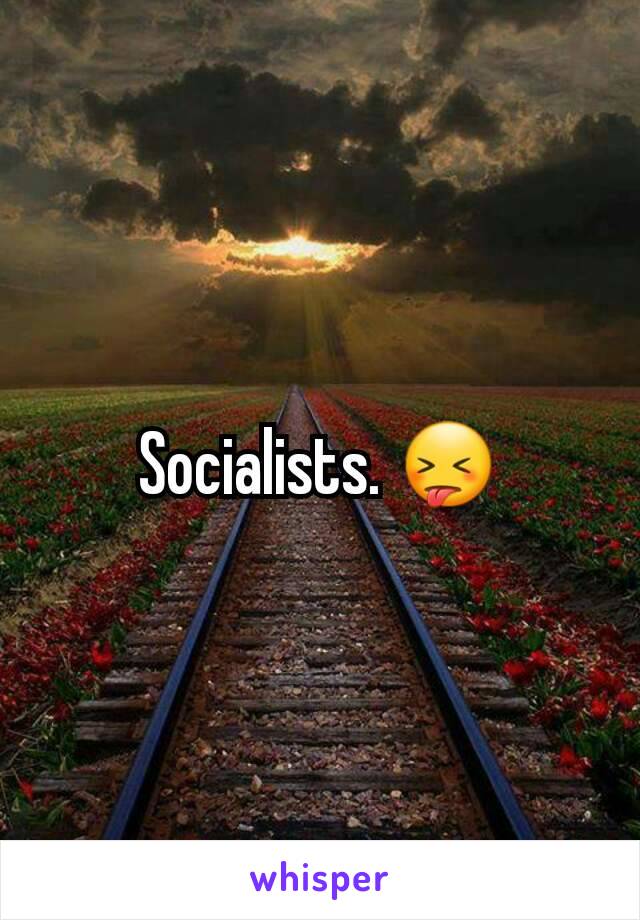 Socialists. 😝