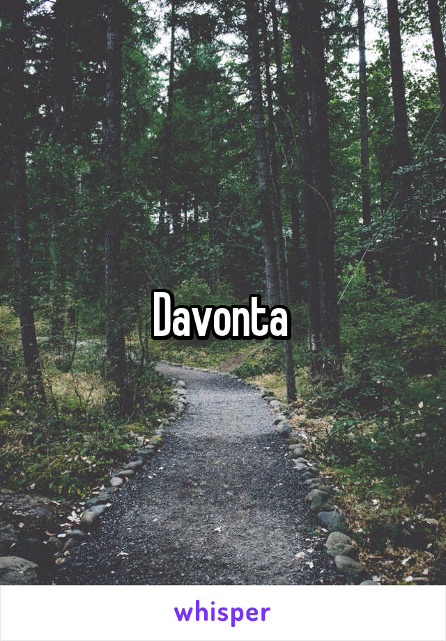 Davonta 