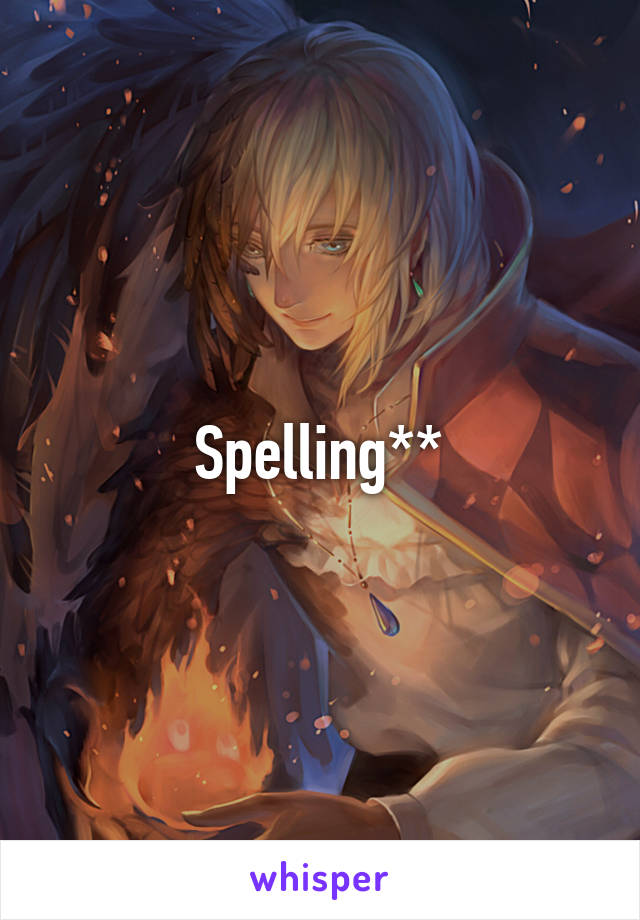 Spelling**