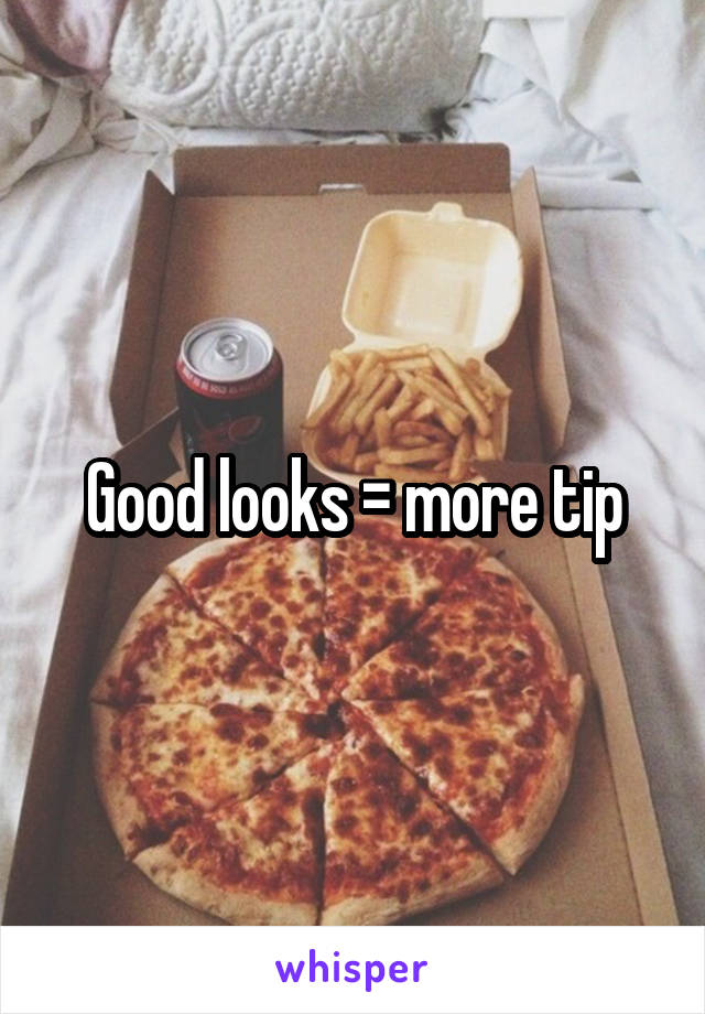 Good looks = more tip