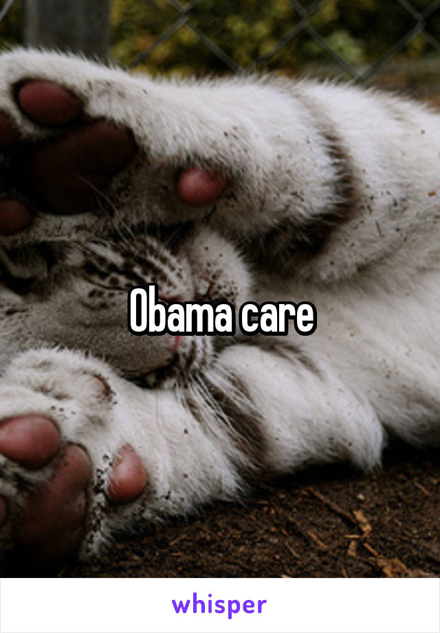 Obama care