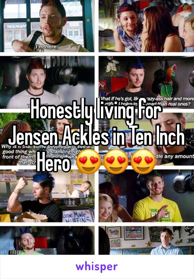 Honestly living for Jensen Ackles in Ten Inch Hero 😍😍😍