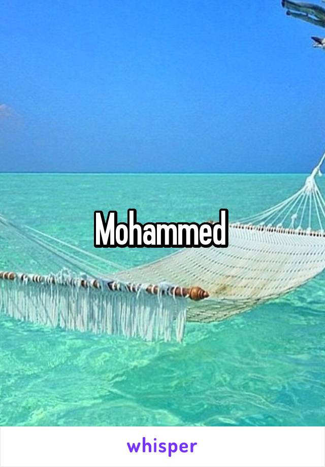 Mohammed 