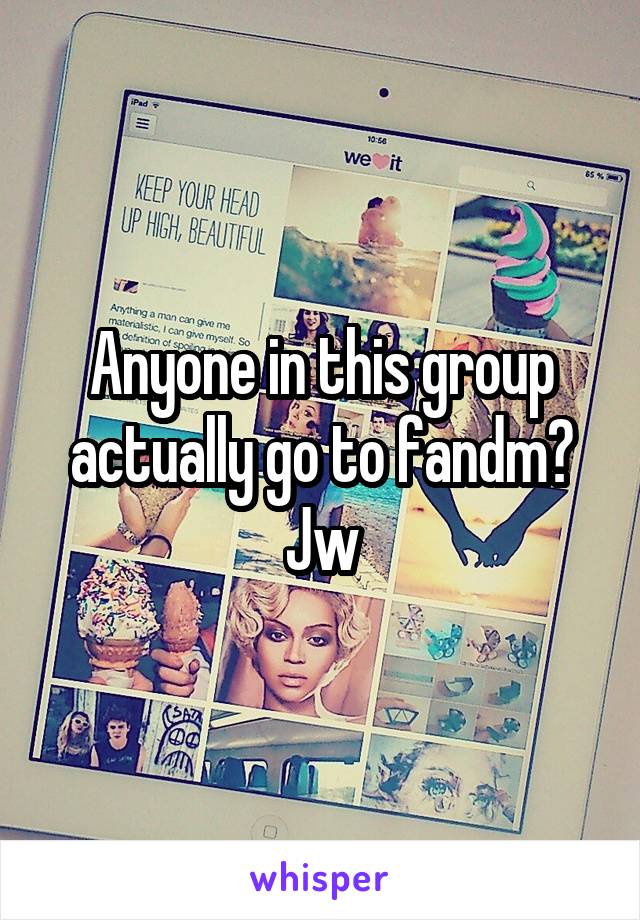 Anyone in this group actually go to fandm? Jw