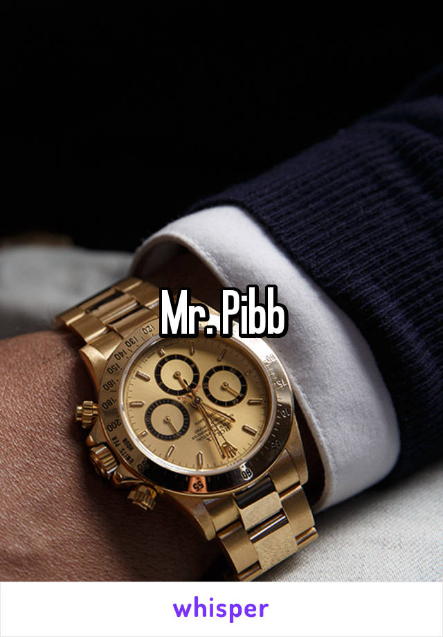 Mr. Pibb