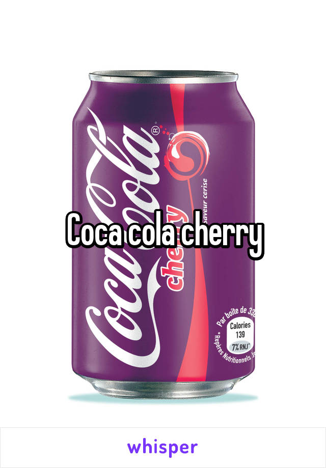 Coca cola cherry