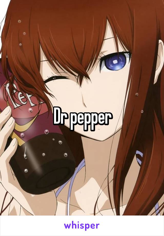 Dr pepper