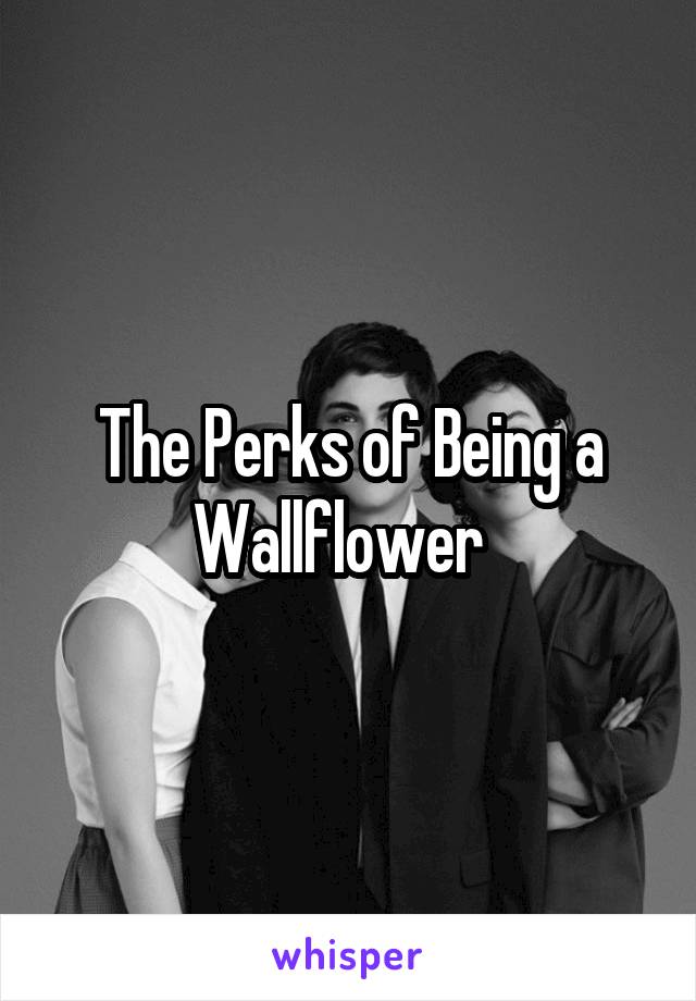 The Perks of Being a Wallflower  