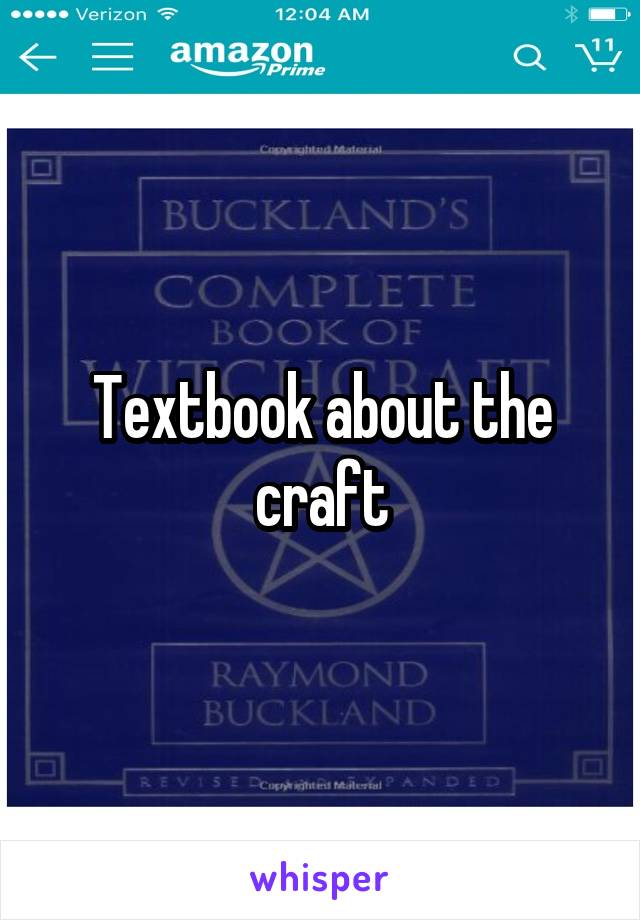 Textbook about the craft