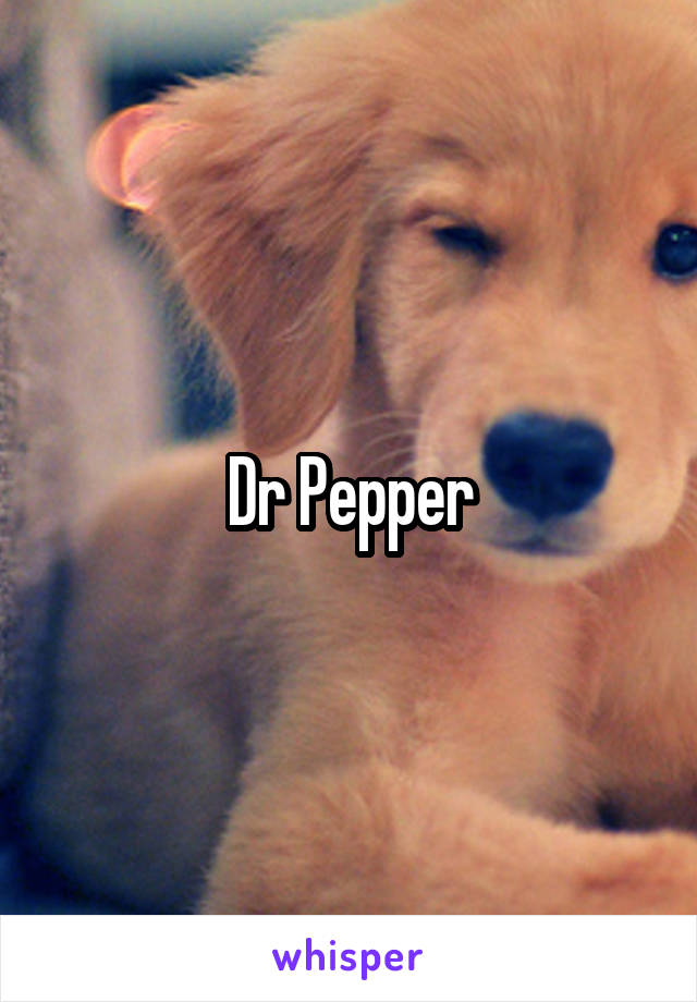 Dr Pepper