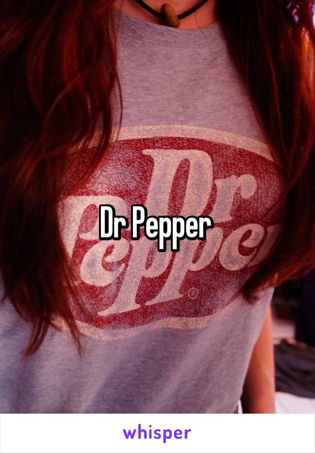 Dr Pepper 