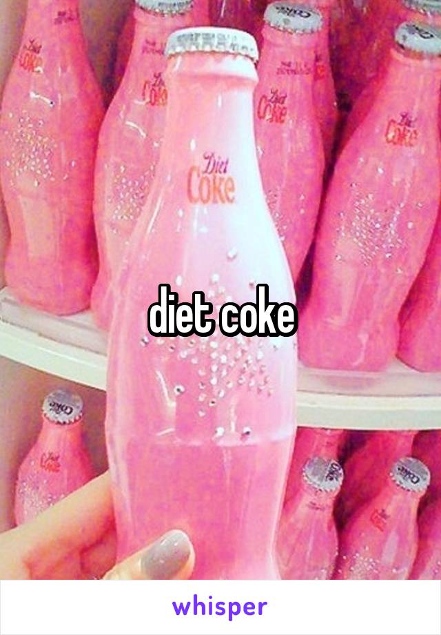 diet coke