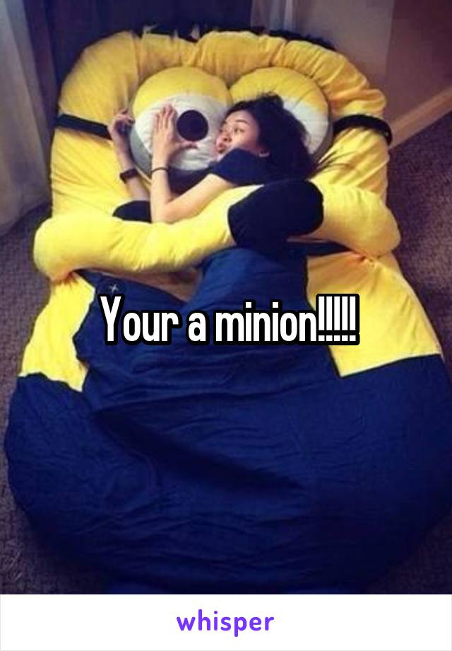 Your a minion!!!!!