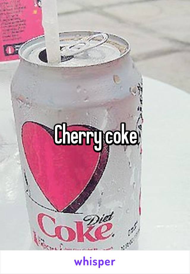 Cherry coke