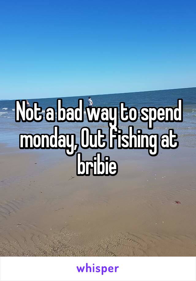Not a bad way to spend monday, Out fishing at bribie 