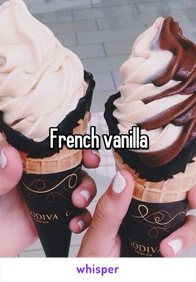 French vanilla