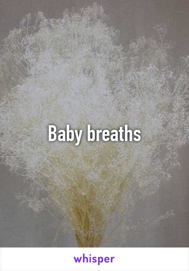 Baby breaths