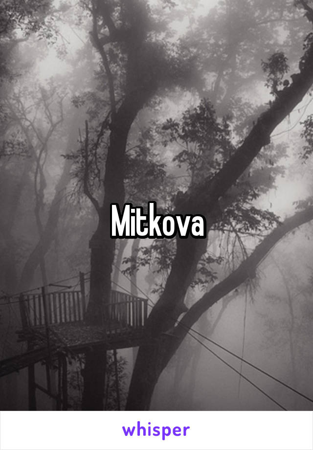 Mitkova
