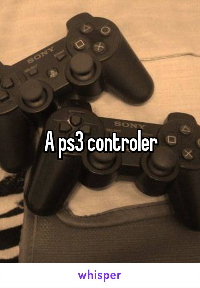 A ps3 controler