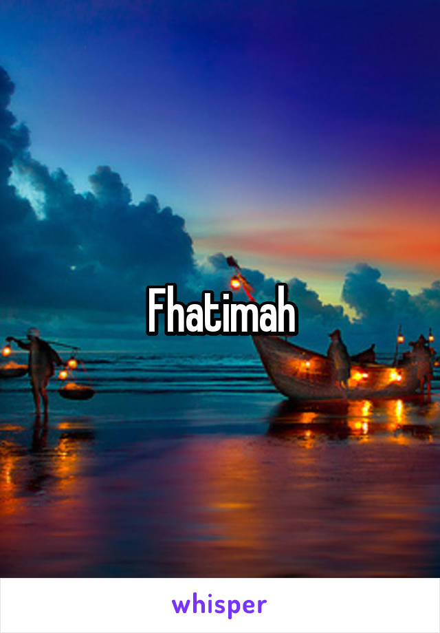 Fhatimah