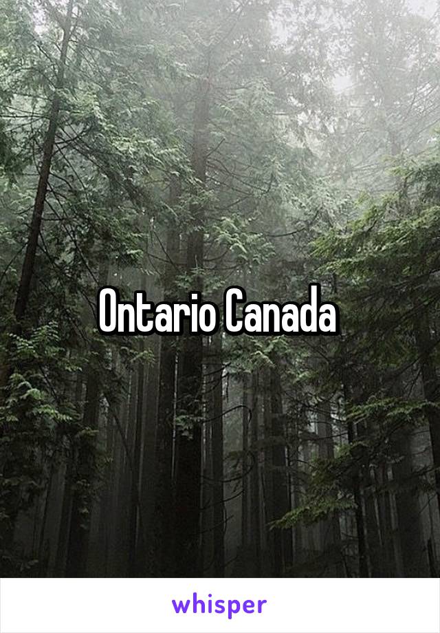 Ontario Canada 