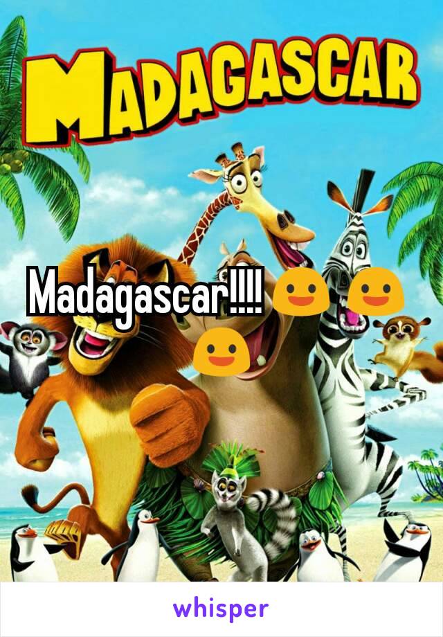 Madagascar!!!!😃😃😃