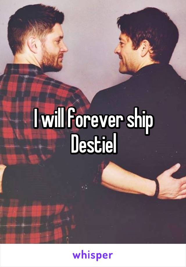 I will forever ship Destiel