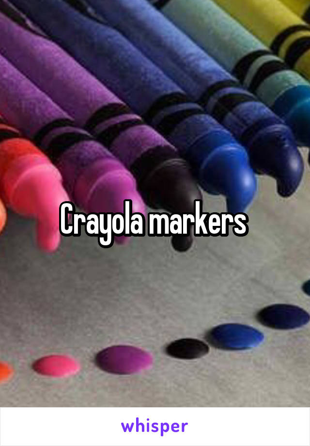 crayola expo markers