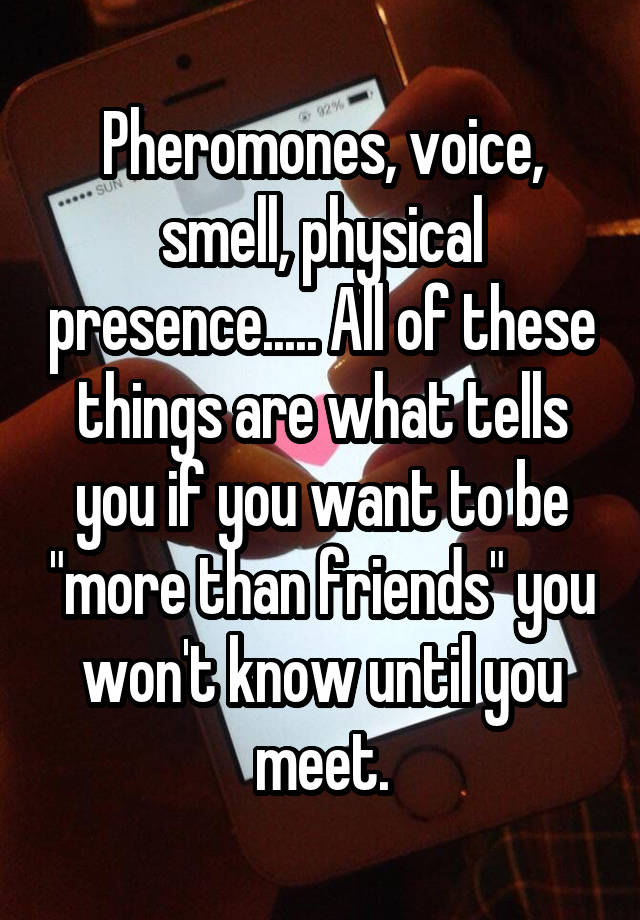 smell dating pheromones