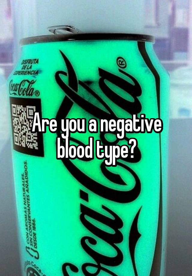 are-you-a-negative-blood-type