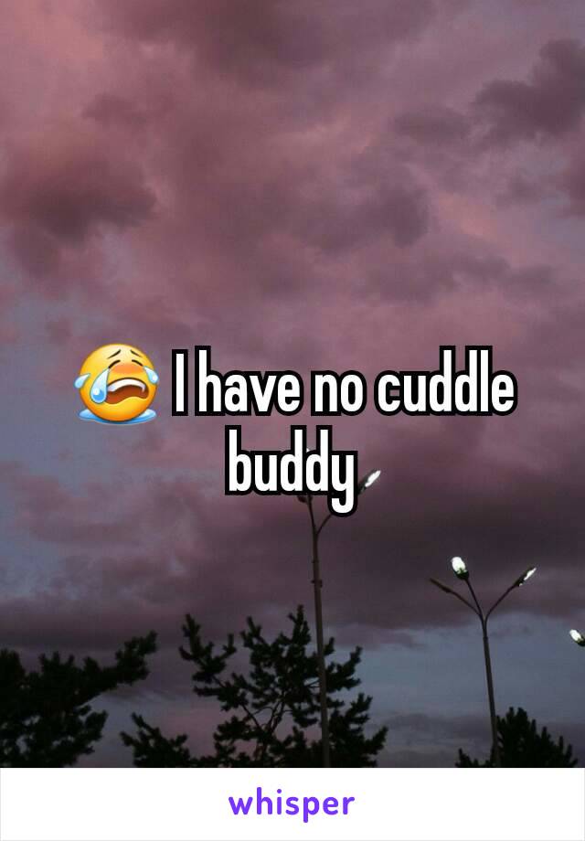 😭 I have no cuddle buddy