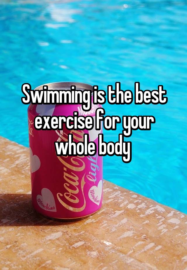 swimming is the best exercise essay