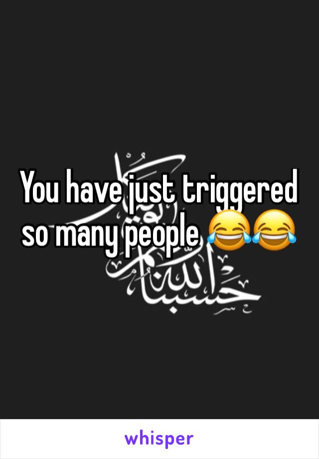 You have just triggered so many people 😂😂