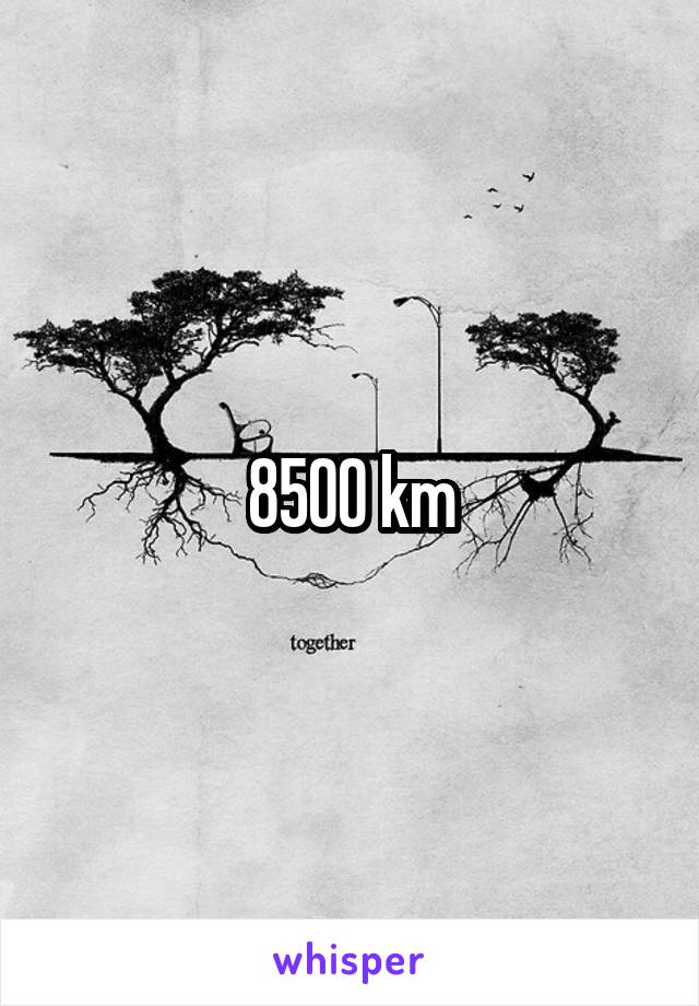 8500 km