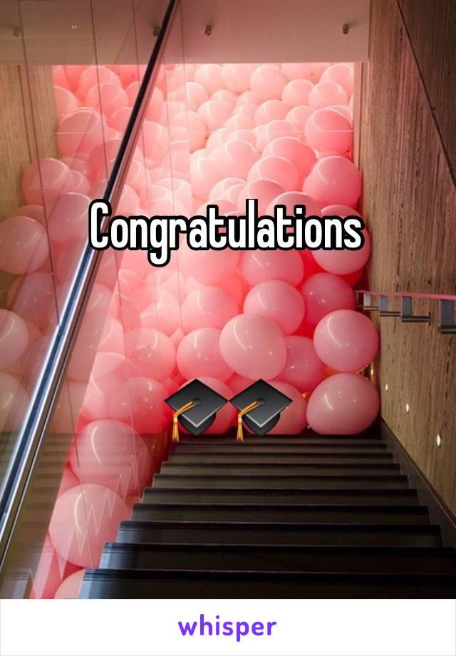 Congratulations


🎓🎓