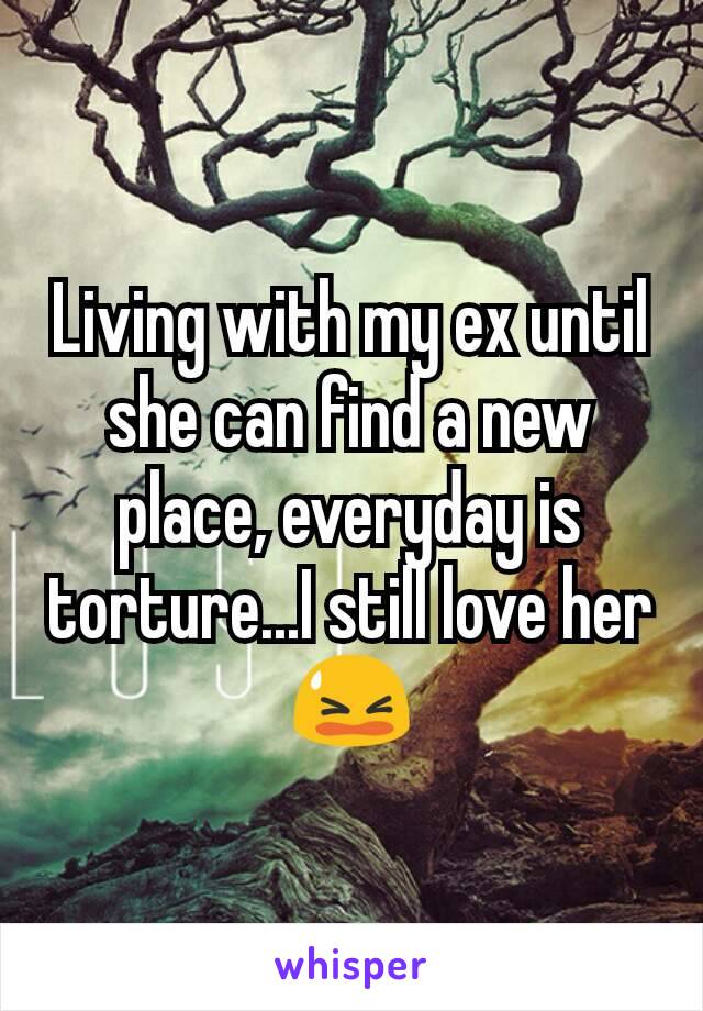 Living with my ex until she can find a new place, everyday is torture...I still love her😫
