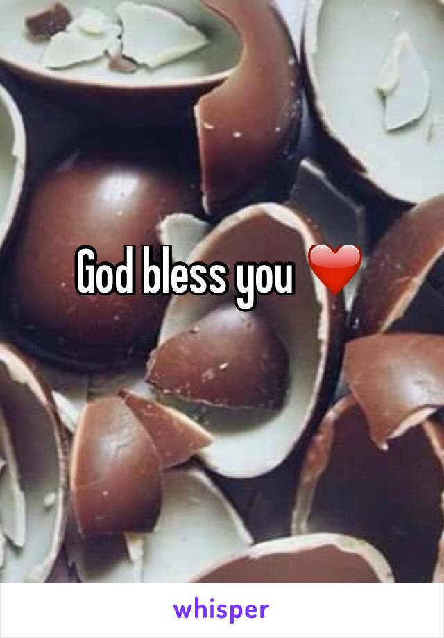 God bless you ❤️